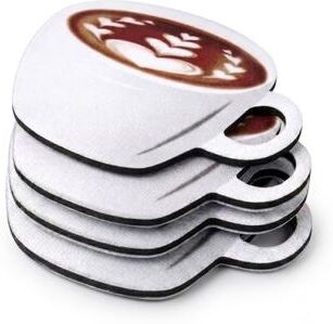 Creative Labs Home Coffee Mug Neoprene Non-Slip Drink Coaster Set (Set of 4)