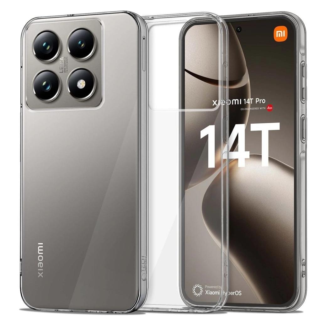 Tech-Protect FlexAir Hybrid Case for Xiaomi 14T Pro - Transparent (Xiaomi 14T Pro) (26619-0)