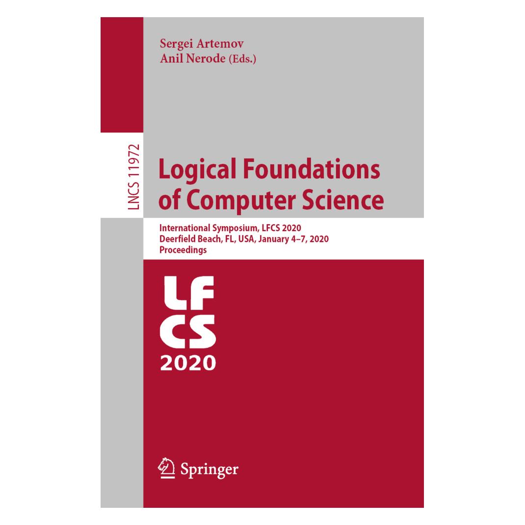Springer Logical Foundations of Computer Science (Englisch, Softcover, Anil Nerode, Sergei Artemov) (56117807)