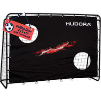 Fußballtor Trainer mit Torwand schwarz, Motiv Blur
