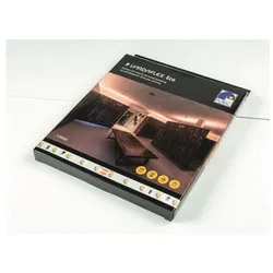Rutec Licht, LED Streifen, VARDAFLEX Eco LED-Strip ww B82415 ** 24V 24W 3000K 463lm/m 5m B:8mm CRI90 (Weiss, 500 cm, Indoor)