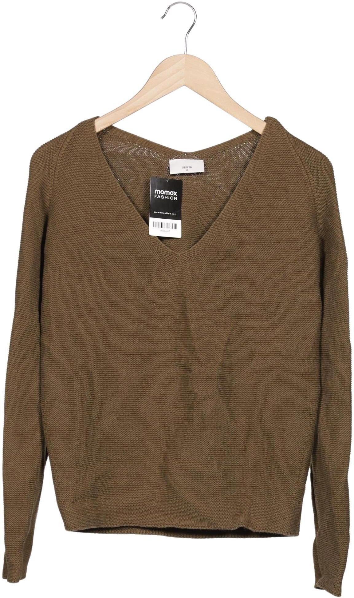 Minimum Damen Pullover, Braun, Gr. S, Baumwolle - Second Hand