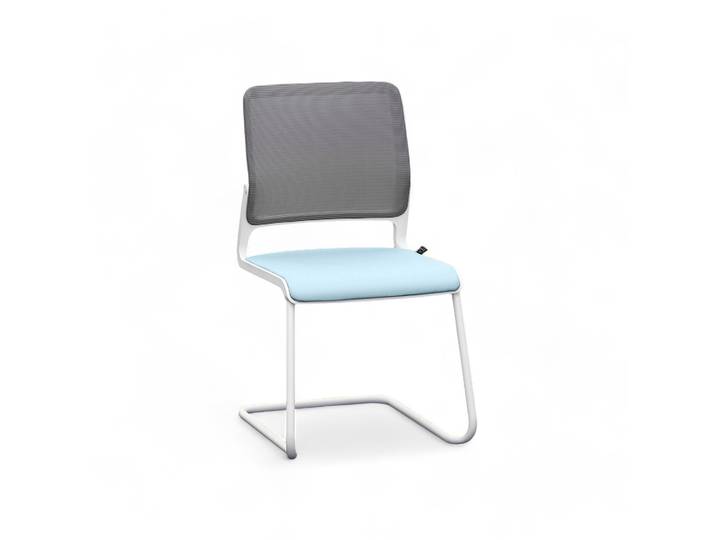 Cantilever Sitag SitagXilium Blue without armrests, Free swinging, New - Perfect for visitors and guests