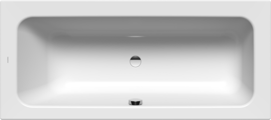 Kaldewei PURO SET WIDE 667 Badewanne 261000011001 rechts, 170x75cm, Überlauf mittig, Invisible Grip, glänzend, alpinweiß