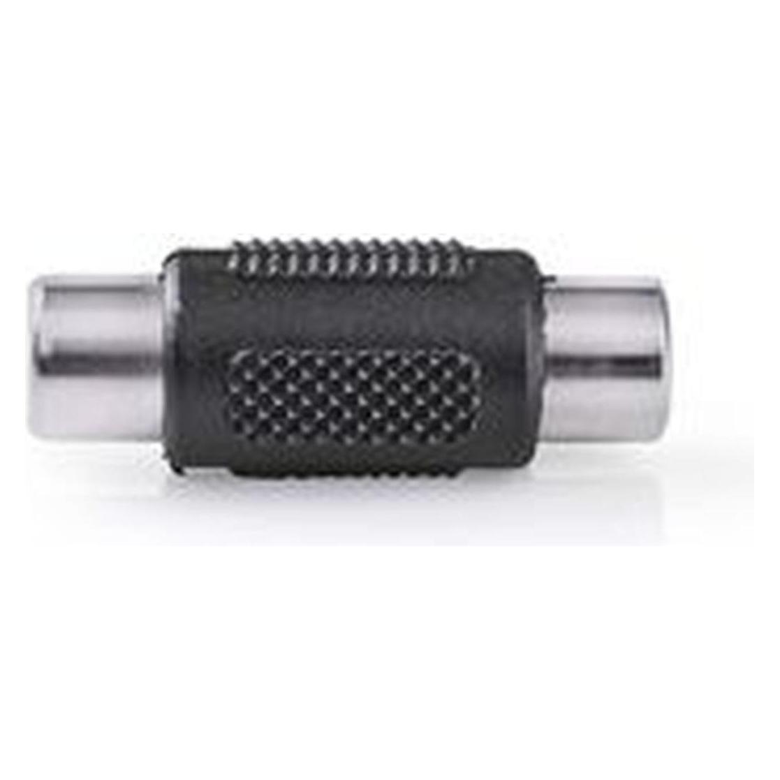 Nedis Audio-Adapter Mono RCA weiblich - RCA weiblich Ne (Winkeladapter) (CAGB24950BK)