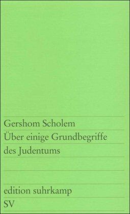 Gershom Scholem - Über einige Grundbegriffe des Judentums (edition suhrkamp) - Preis vom 10.10.2026 11:48:34 h