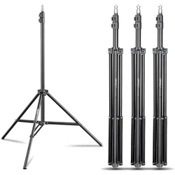 Wiltec Walimex pro WT-803 (208 cm, 3.50 kg), Lampenstativ, Schwarz