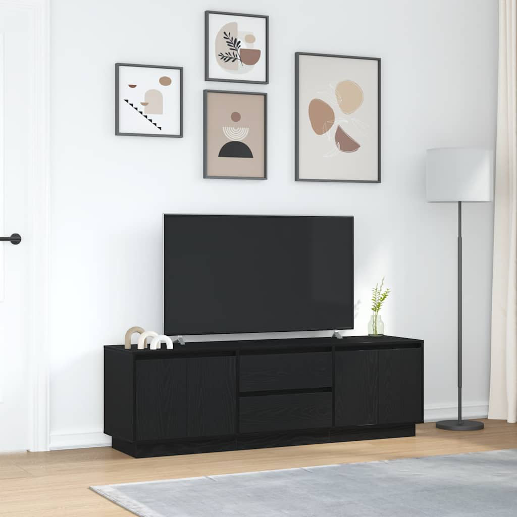 George Oliver Dartington TV Stand for TVs up to 60" Black Oak 60"