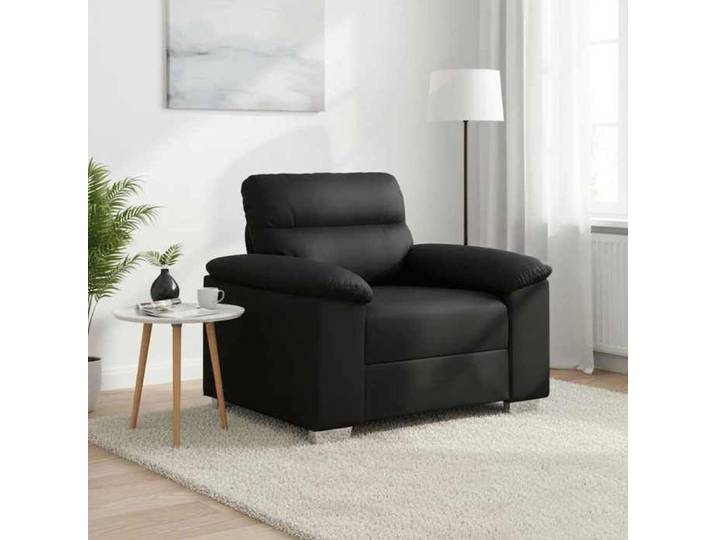 NEW 2026  Fauteuil noir 100x81x84 cm similicuir L2725