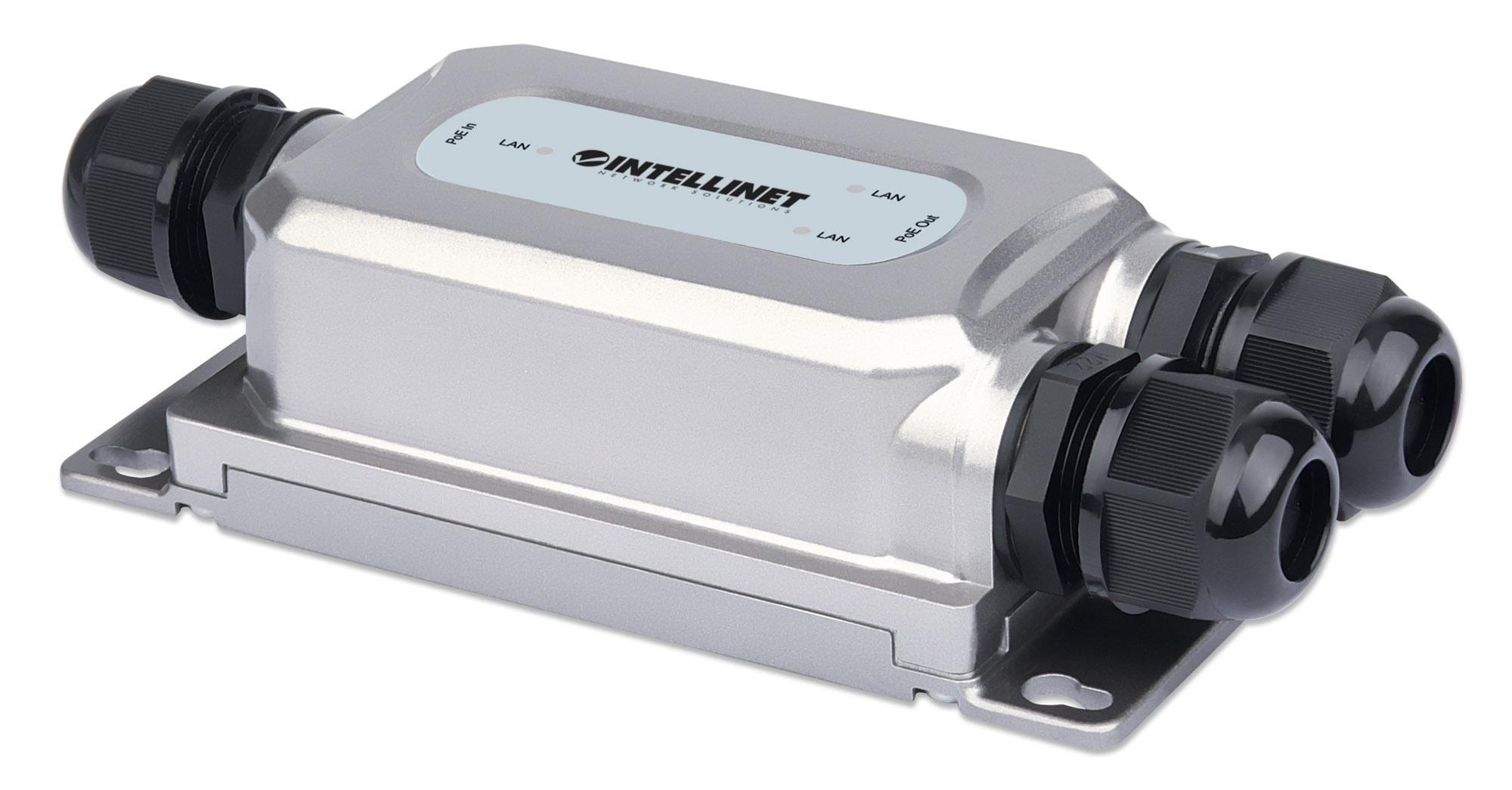 Intellinet 2-Port Outdoor Gigabit PoE++ Extender mit Vandalismusschutz 561648