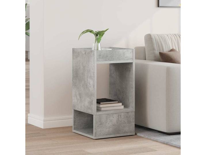 vidaXL Beistelltisch Betongrau 30 x 30 x 56 cm Holzwerkstoff