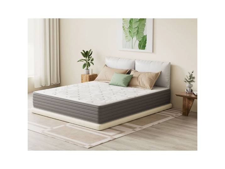 Matelas 140x200CM Ressorts Ensachés 25cm 7 zones certifié OEKO-TEX Dureté équilibrée