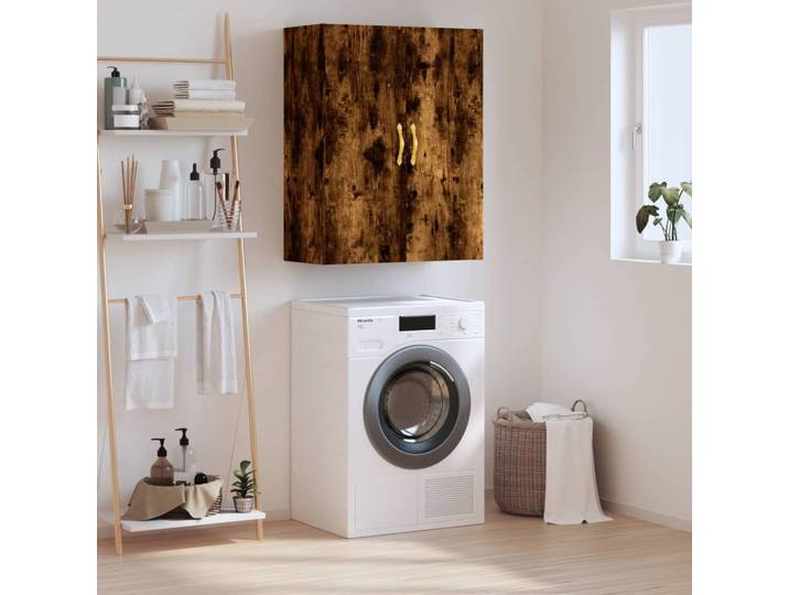vidaXL Wandschrank Räuchereiche 69,5x34x90 cm