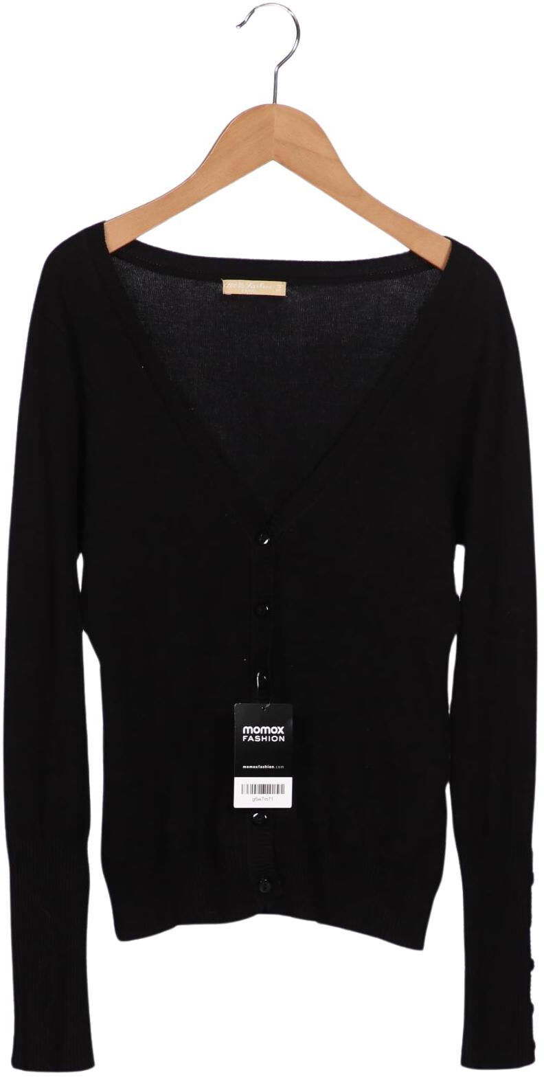 1 2 3 Paris Damen Strickjacke, Schwarz, Gr. Onesize, Elasthan / Viskose - Second Hand