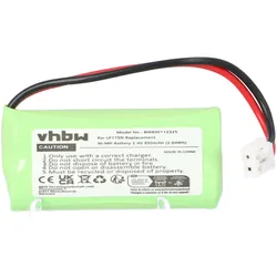 Babyphone-Akku 2,4V 850mAh passend für Tomy Babyphone LP175N