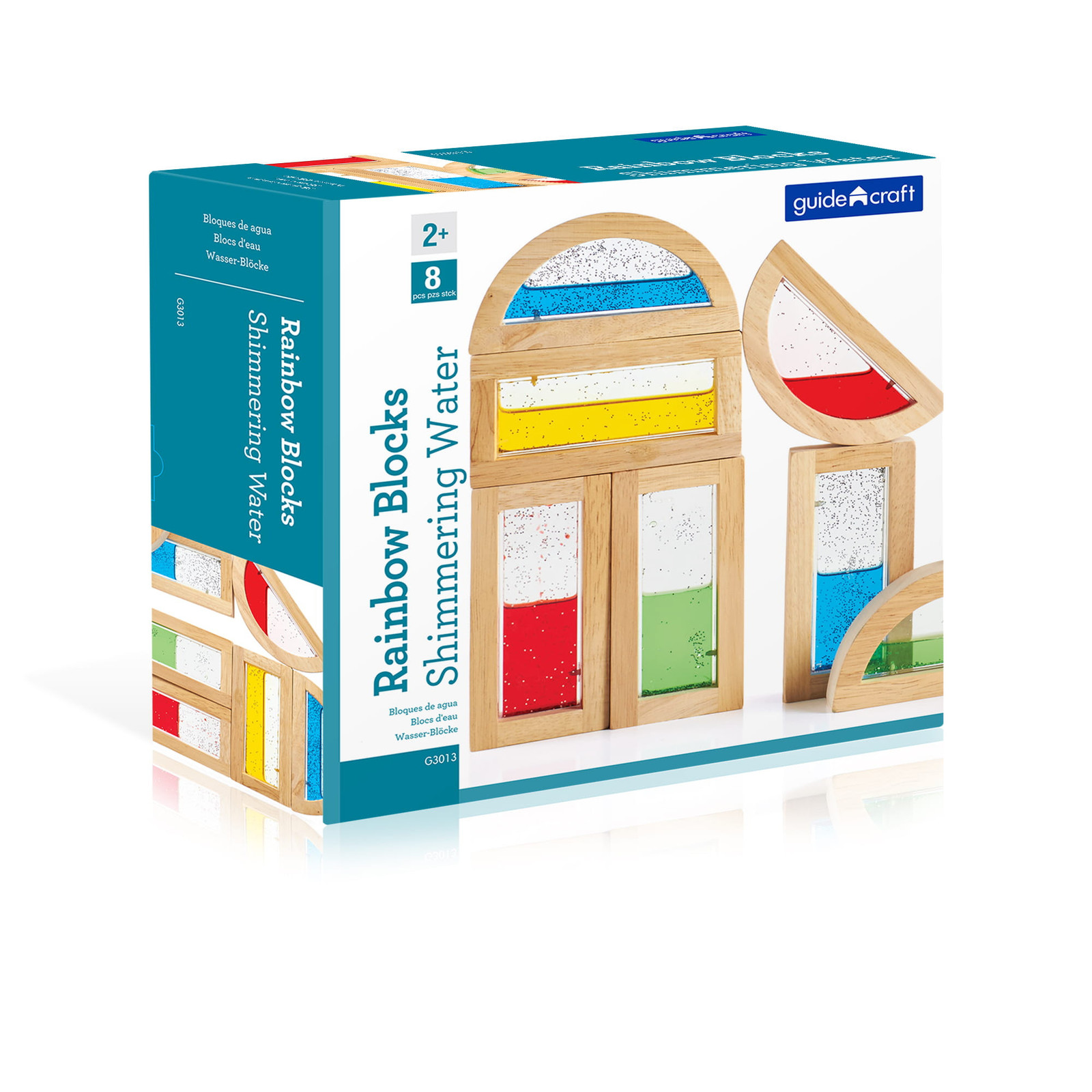 GuideCraft Regenboogblokken Water