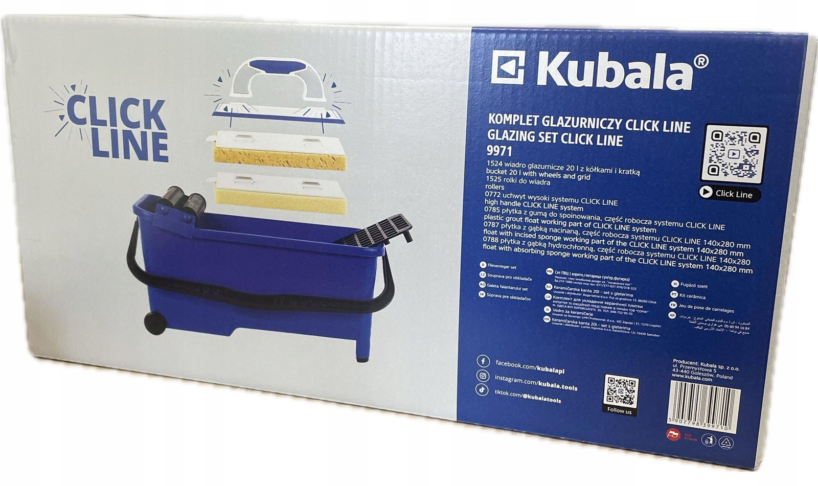 Kubala 9971 Tegelset met Click-systeem Serie