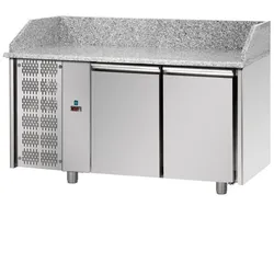 Tecnodom Pizza Counter 2 Türen, 2 Prof. 80, Motor Lock, LH, Granit Top