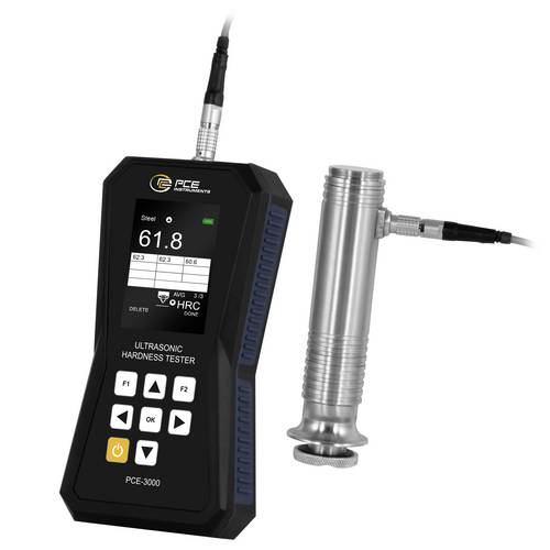 PCE Instruments Ultraschall Härteprüfgerät PCE-3000 |360° Messung in HV, HRC, HB, HRB |UCI-Kalibrierung |ASTM A1038 Norm