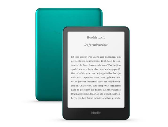 Amazon Kindle Paperwhite Signature Edition (nieuwste generatie) – Onze snelste Kindle met automatisch aanpasbare verlichting, draadloos opladen – 32 GB – Jadegroen metallic