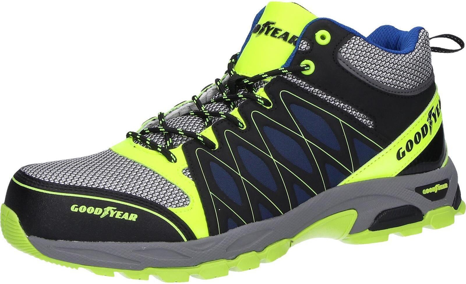 Goodyear S1 P veiligheidsschoenen, zwart/meerkleurig, maat 46