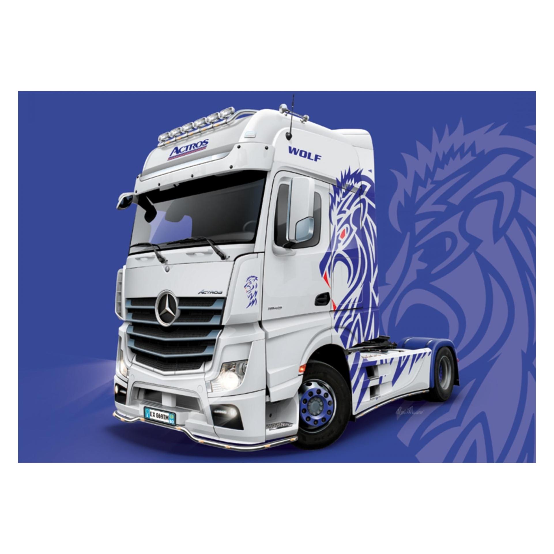 Italeri Truckmodell 1:24 M B Actros MP4 Show GigaSpace (3935)