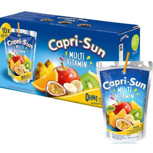 Capri-Sun Saft Multivitamin, Trinkpäckchen, je 0,2 Liter, 10 Stück