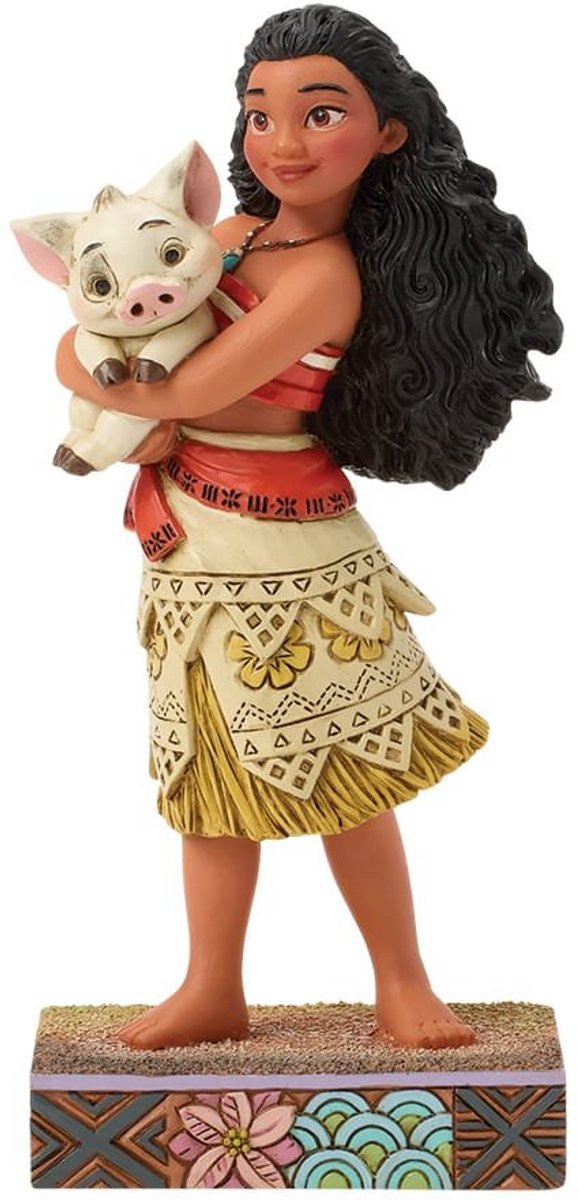 Disney Traditions Moana & Pua Wayfinder's Best Friend beeldje, 16 cm