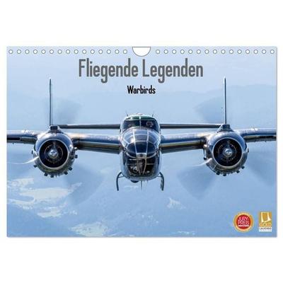 Fliegende Legenden - Warbirds (Wandkalender 2027 DIN A4 quer), CALVENDO Monatskalender