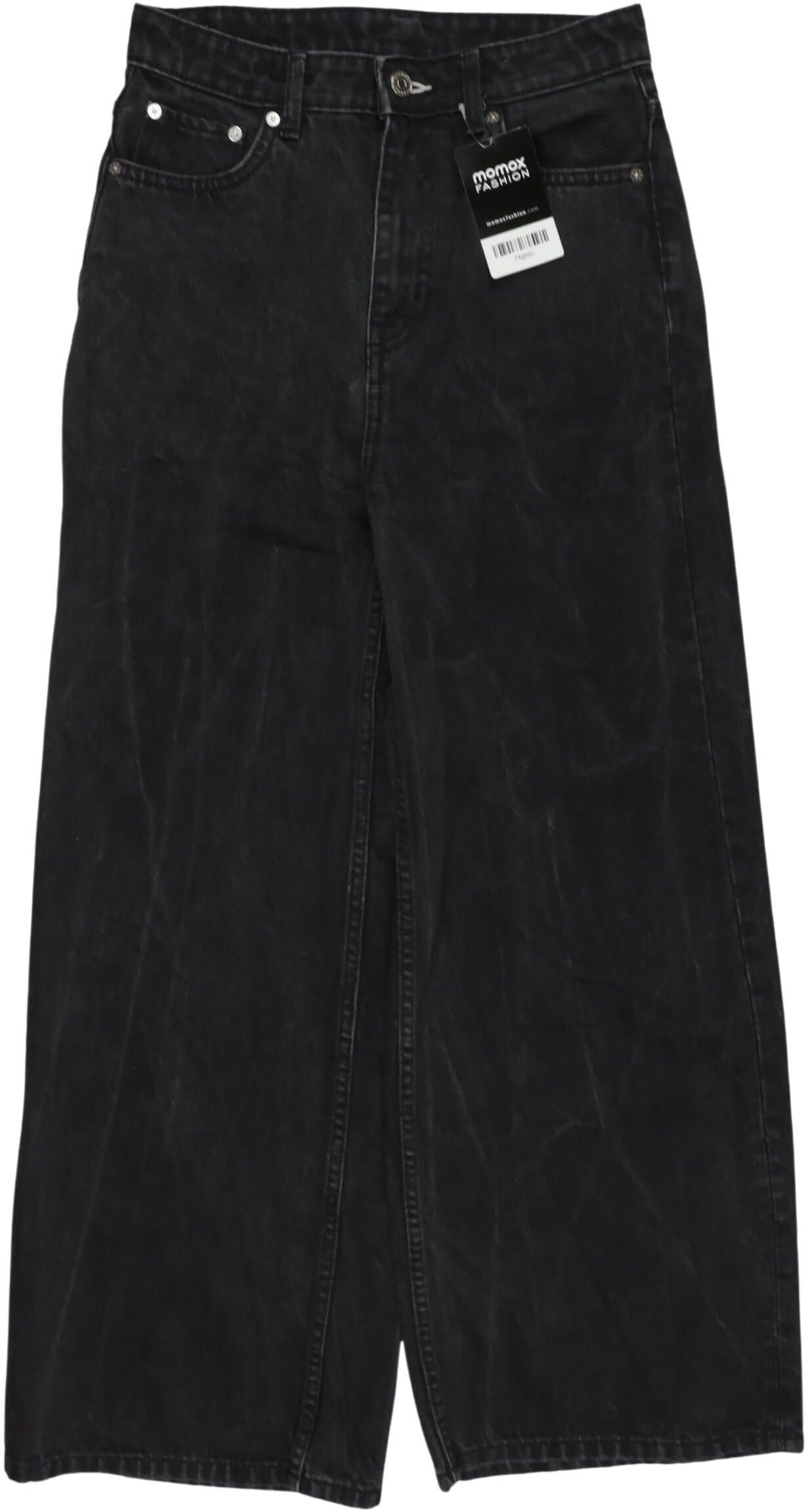 Weekday Damen Jeans, Schwarz, Gr. W26, Baumwolle - Second Hand