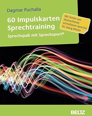 Dagmar Puchalla - 60 Impulskarten Sprechtraining: Sprechspaß mit Sprechsport® Mit Texten von Deutschlands schnellstem Sprecher Dr. Georg Winter - Preis vom 07.10.2026 11:45:10 h