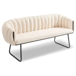 [de]sign & more Bank Henry Stoff Beige