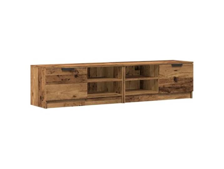 Helloshop26 TV-Möbel mit offenem Stauraum, 80 x 35 x 36 cm, Vintage-Stil, aus Holz, Holz, 02_0050949, 2 Stück