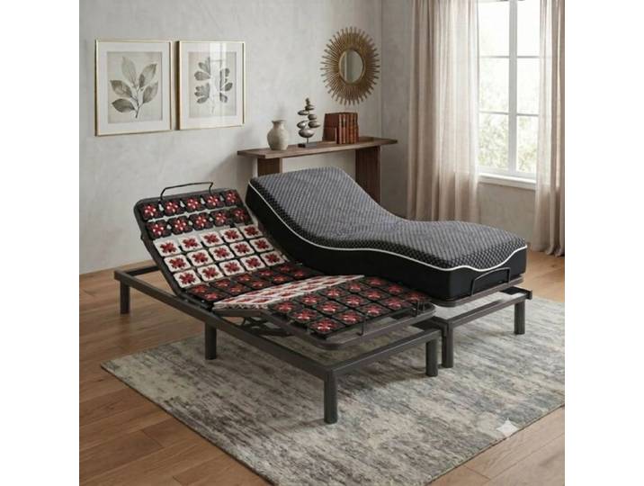 Sommier électrique Technoflex et son matelas à mémoire de forme 23 cm d'épaisseur - 160x200 cm