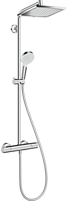 Hansgrohe Crometta E Showerpipe 240 1jet 27271000 mit Thermostat, chrom