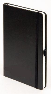 Korsch Buchkalender Times Big 18 Balaton 2027, 208 Seiten, 18-Monats-Kalendarium für D/GB, Stiftehalter, Innentasche, L 210 x B 130 mm, schwarz