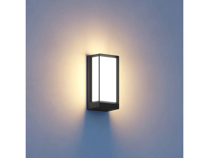 L 42 C LED buiten wandlamp, antraciet, app, IP54 - STEINEL L 42 C Bluetooth - Metaal - Hoekig