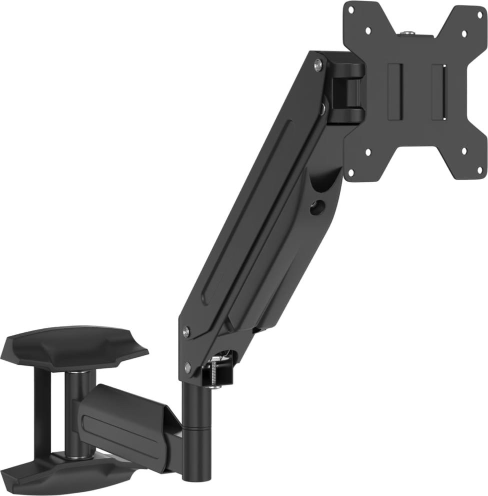 Syfax Monitor-muurbeugel voor 27 inch scherm met gasveer, draagkracht 10 kg