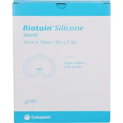 Biatain Silicone Schaumverb.sakrum Klein 15x19cm 5 ST
