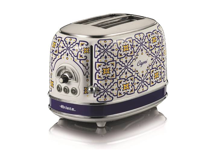 ARIETE Toaster Capri , blau, B:19cm H:20cm T:30cm, Toaster, Toaster
