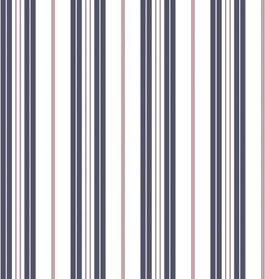 Galerie Wallcoverings Deauville 2 Two-colored Stripe Non-woven Matte Wallpaper Roll