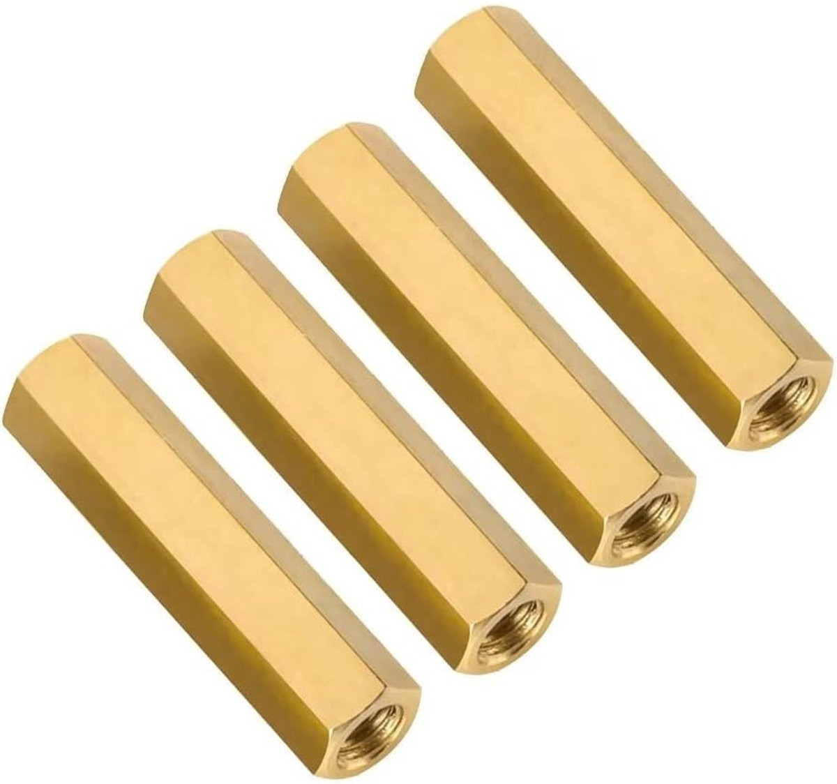 Hex Spacer Standoff Messing Hex Standoff Bouten Moeren M4x10mm (10 stuks)