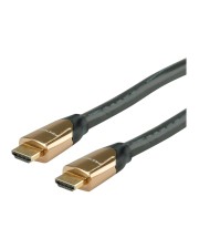 ROLINE PREMIUM HDMI UHD Kbl+Eth M/M 9m Kabel Digital/Display/Video Netzwerk 9 m Schwarz (11.04.5806)