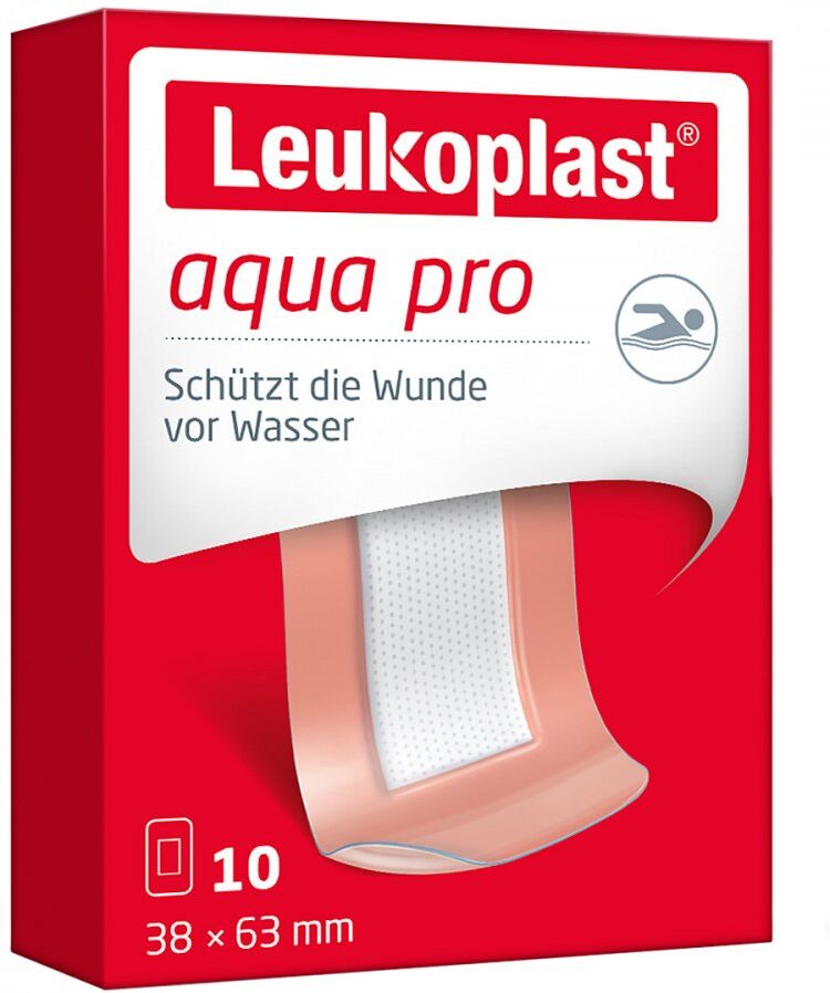 Leukoplast aqua pro Strips 38x63 mm 10stk