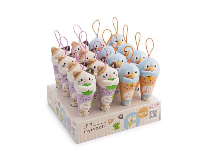 Nici Plüschfigur Nici 62996 Sortiment Schlüsselanhänger mymochi 8cm 2-teilig