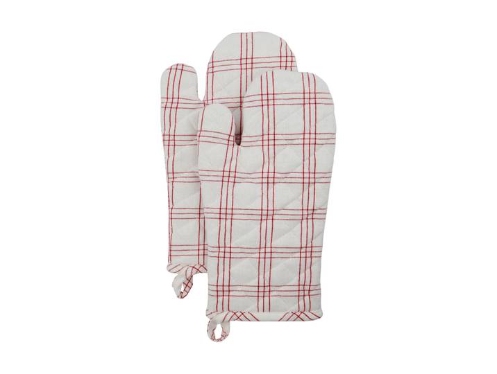 Nicolas Vahé Gants de cuisine Chef, lot de 2 Rouge