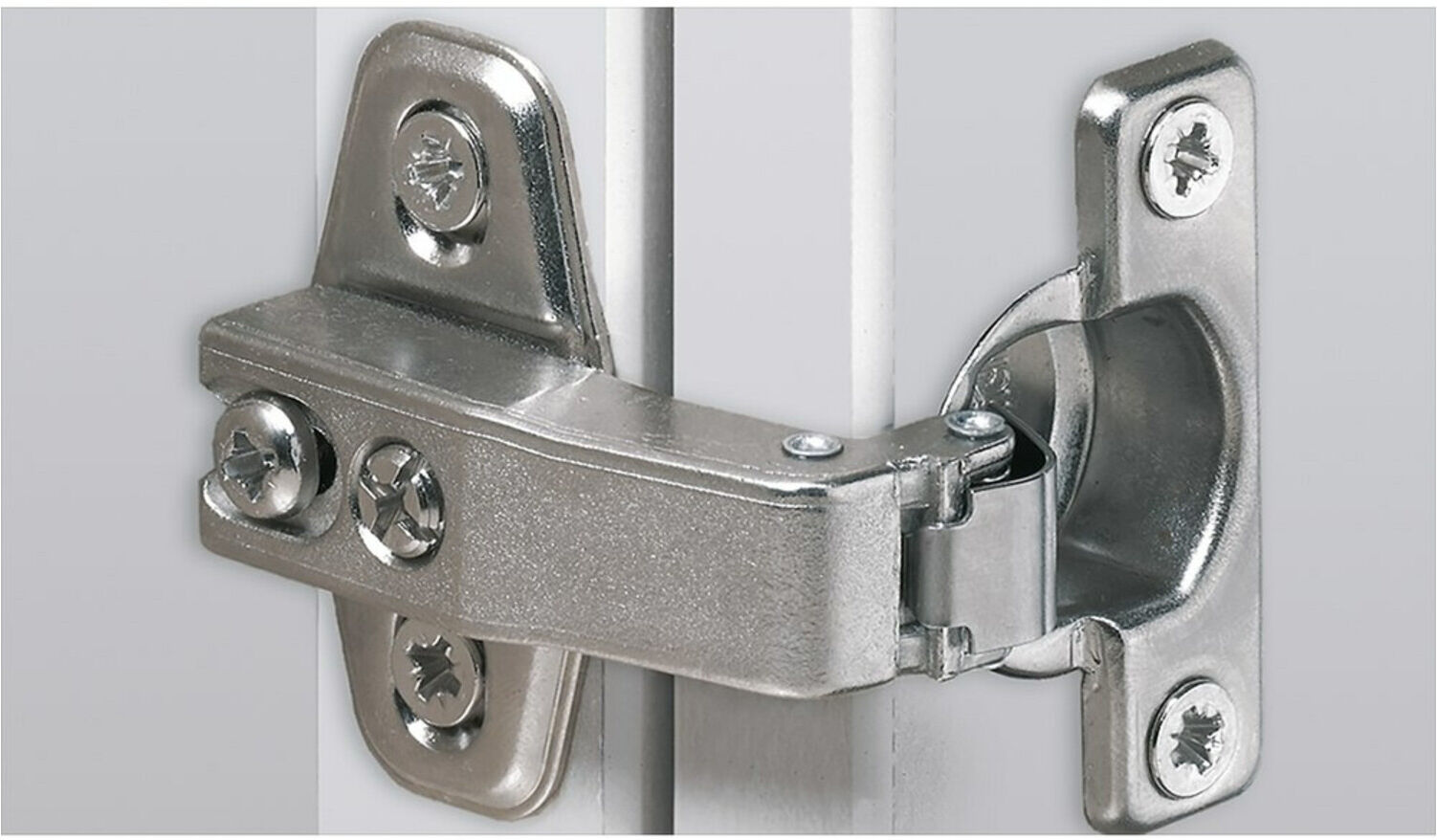 Hettich Topfscharnier Perfekt 5224 69609, 95° Stahl silber vernickelt)