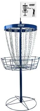 GSE Games & Sports Expert GSE™ Professional Portable 24-Chain Disc Golf Targets Basket, PRO Disc Golf Practice Goal Baskets