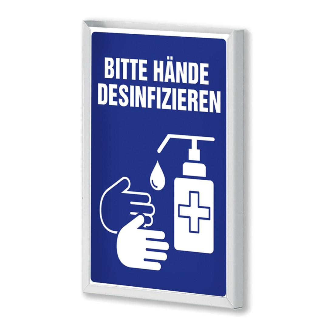 Kappes Kennzeichnungs-Set"Desinfektion" H310 mm x B220 mm RAL 7035 (4470.03.0113)