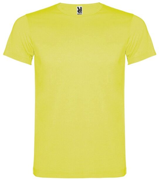 T-shirt publicitaire fluo en polyester 155 g/m² Akita S Jaune Fluo